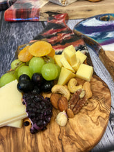 Load image into Gallery viewer, Small Olive Wood Paddle in Ocean