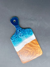 Load image into Gallery viewer, Small Olive Wood Paddle in Ocean