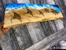 Load image into Gallery viewer, Laser engraved medallion stingrays and turtles