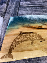 Load image into Gallery viewer, Laser engraved medallion dolphins