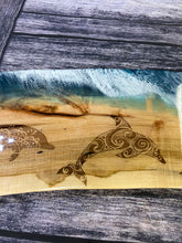 Load image into Gallery viewer, Laser engraved medallion dolphins