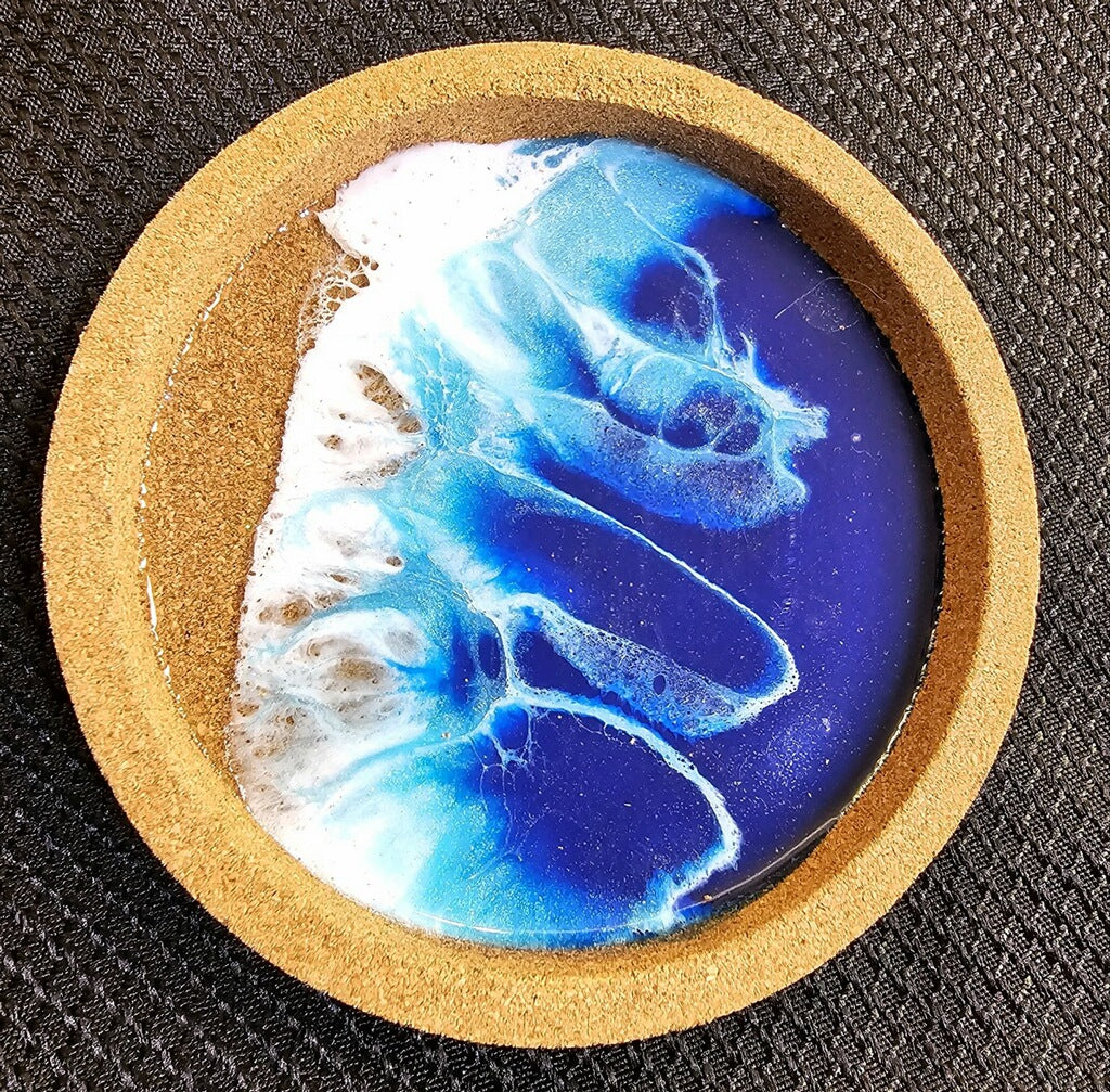 Blue Ocean coaster set of 4